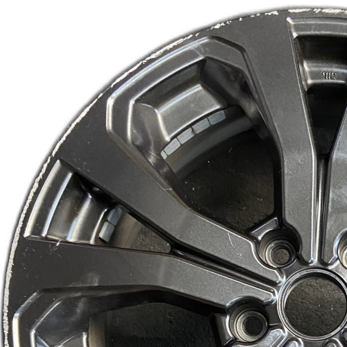 18" FORESTER 19-20 18x7 alloy w/o machined face Original OEM Wheel Rim - Angle View
