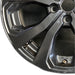 18" FORESTER 19-20 18x7 alloy w/o machined face Original OEM Wheel Rim - Back View