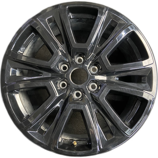 20" FORD F150 PICKUP 24-25 20x8.5, , split spoke, , black Original OEM Wheel Rim - Front View