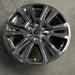 20" FORD F150 PICKUP 24-25 20x8.5, , split spoke, , black Original OEM Wheel Rim - Side Profile