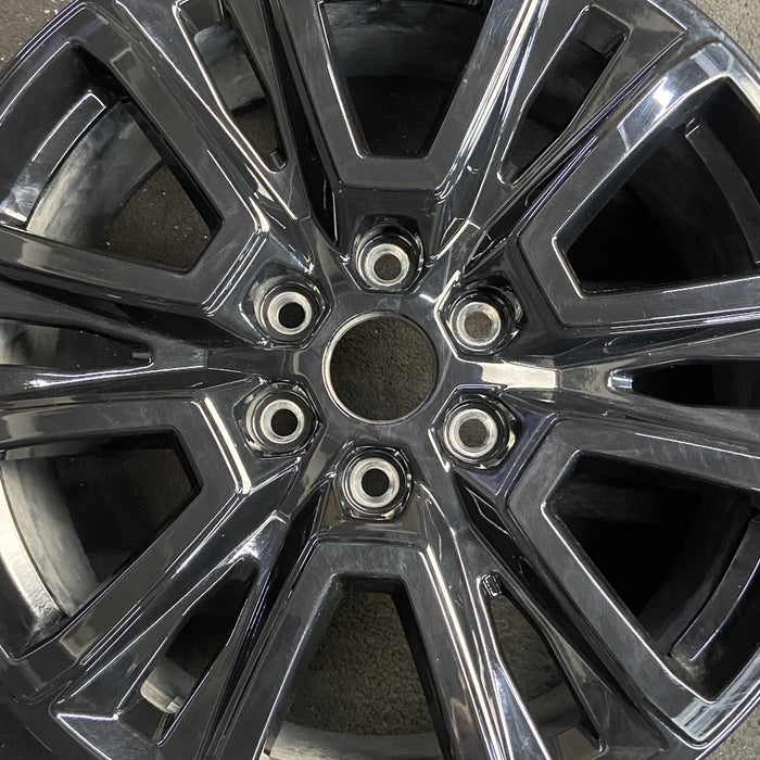 20" FORD F150 PICKUP 24-25 20x8.5 6 spoke split spoke V spoke black Original - Angle View