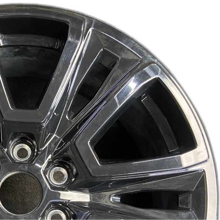20" FORD F150 PICKUP 24-25 20x8.5 6 spoke split spoke V spoke black Original - Side Profile