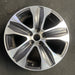 18" HIGHLANDER 20-21 18x8 alloy 5 spoke machined dark gray Original OEM Wheel - Front View