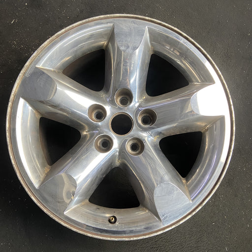20" DODGE 1500 PICKUP 06 5 lug, 20x9 , w/o argent Original OEM Wheel Rim - Angle View