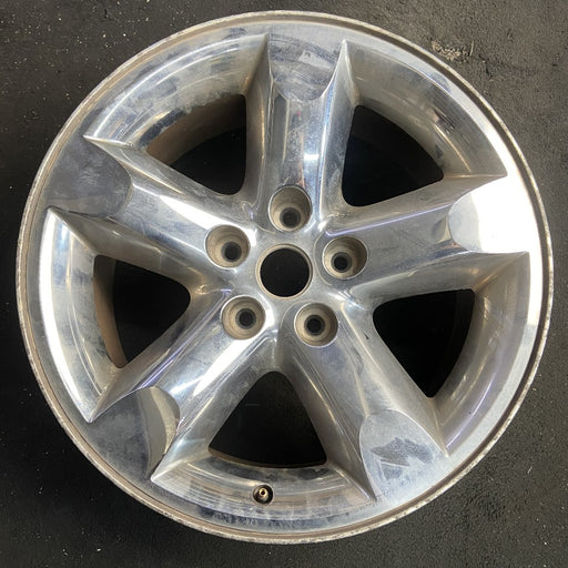 20" DODGE 1500 PICKUP 06 5 lug 20x9 aluminum w/o argent Original OEM Wheel Rim - Front View