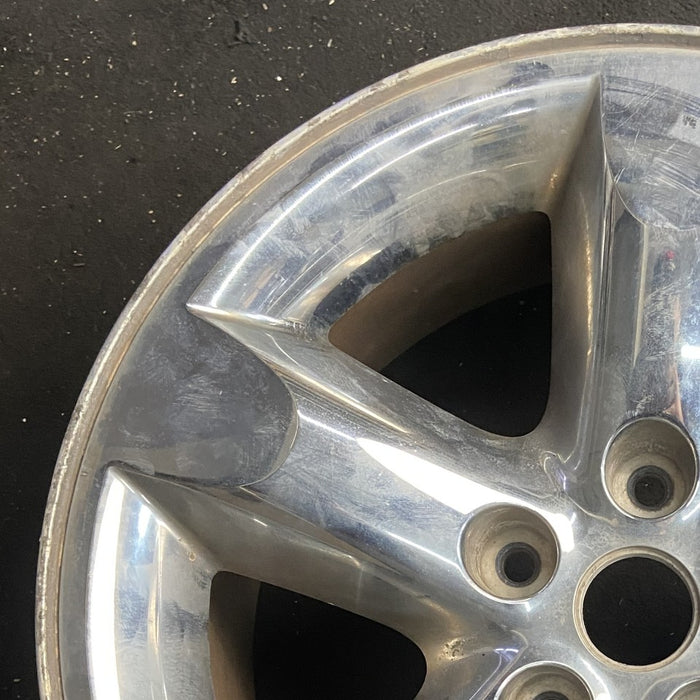 20" DODGE 1500 PICKUP 06 5 lug 20x9 aluminum w/o argent Original OEM Wheel Rim - Side Profile