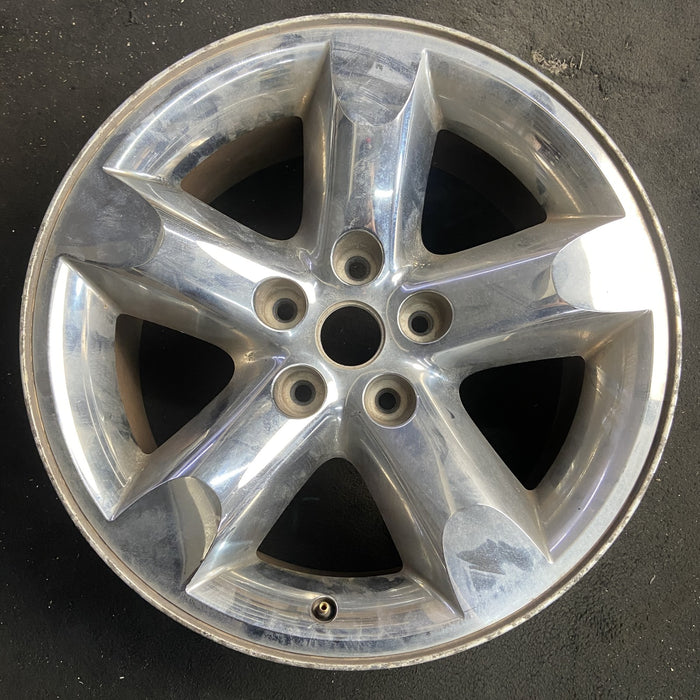 20" DODGE 1500 PICKUP 06 5 lug, 20x9 , w/o argent Original OEM Wheel Rim - Angle View