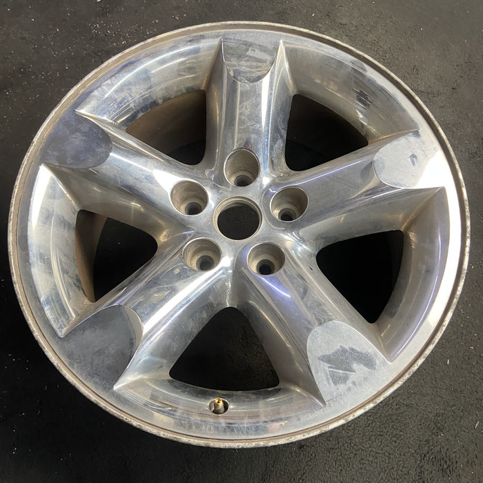 20" DODGE 1500 PICKUP 06 5 lug, 20x9 , w/o argent Original OEM Wheel Rim - Side Profile