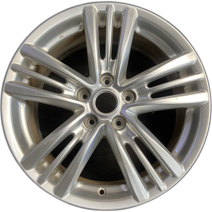 17" INFINITI G25 11-12 17x7.5 , Original OEM Wheel Rim - Front View