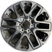 20" SEQUOIA 23-25 20x8, open spoke , matte black Original OEM Wheel Rim - Front View