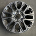 20" SEQUOIA 23-25 20x8, open spoke , matte black Original OEM Wheel Rim - Angle View