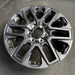 20" SEQUOIA 23-25 20x8, open spoke , matte black Original OEM Wheel Rim - Side Profile