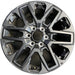 20" SEQUOIA 23-25 20x8 open spoke 6 spoke matte black Original OEM Wheel Rim - Front View