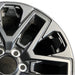 20" SEQUOIA 23-25 20x8 open spoke 6 spoke matte black Original OEM Wheel Rim - Side Profile