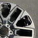 20" SEQUOIA 23-25 20x8 open spoke 6 spoke matte black Original OEM Wheel Rim - Close-Up Detail