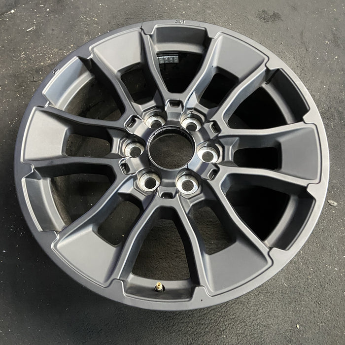 20" SEQUOIA 24-25 20x8.5, 6 Y spoke, black Original OEM Wheel Rim - Side Profile