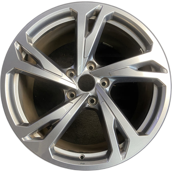 20" E-TRON GT 22-24 20x11, silver Original OEM Wheel Rim - Front View