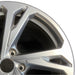 20" E-TRON GT 22-24 20x9 silver Original OEM Wheel Rim - Side Profile