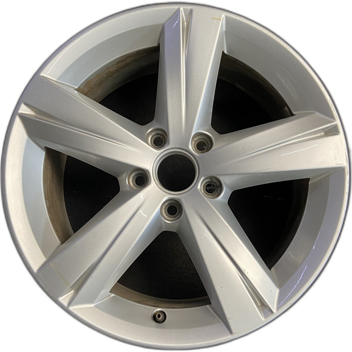 17" PASSAT 12-15 17x7 , 5 spoke Original OEM Wheel Rim - Front View