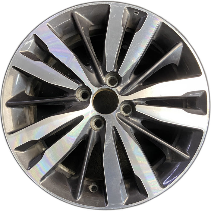 16" FIT 15-17 16x6 , 15 spoke Original OEM Wheel Rim - Front View