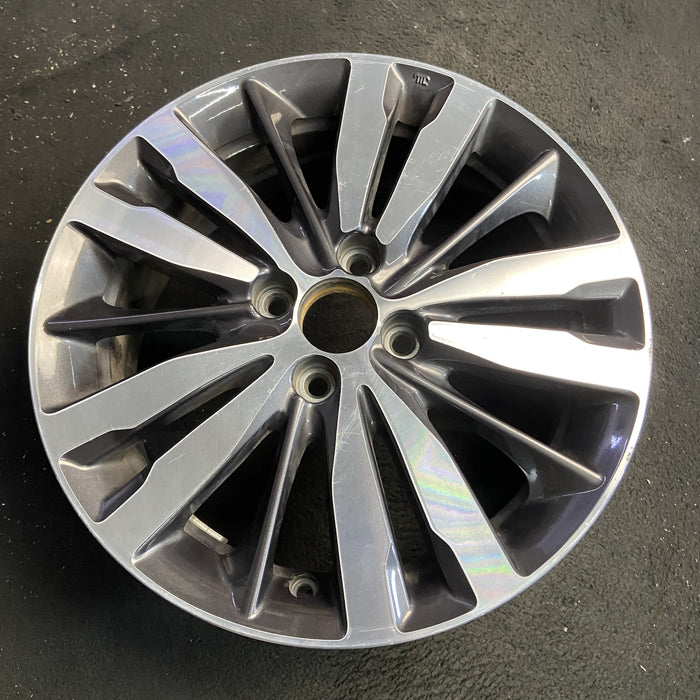 16" FIT 15-17 16x6 , 15 spoke Original OEM Wheel Rim - Side Profile