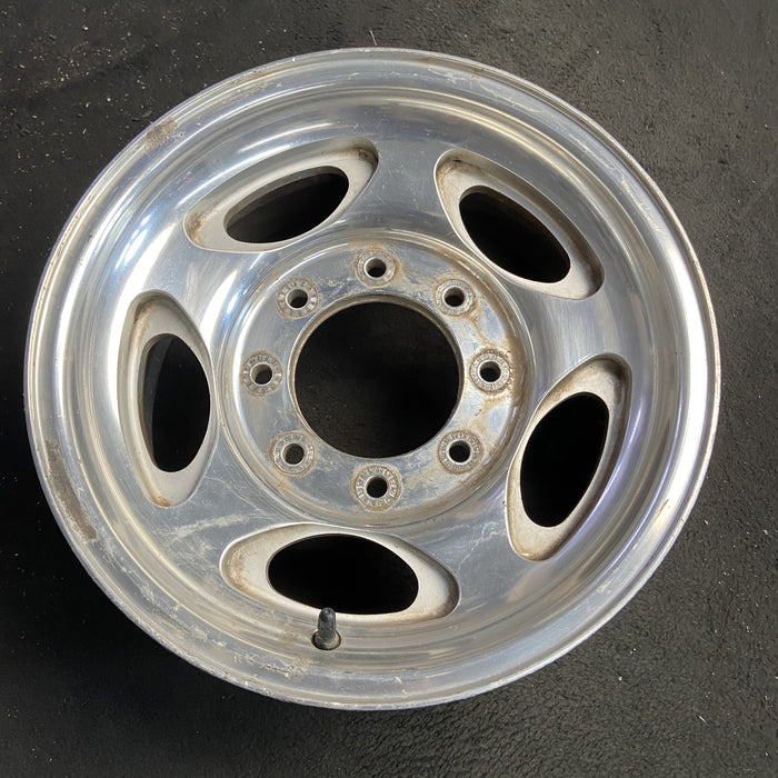 16" EXCURSION 00-05 , aluminum, 5 oval openings Original OEM Wheel Rim - Side Profile
