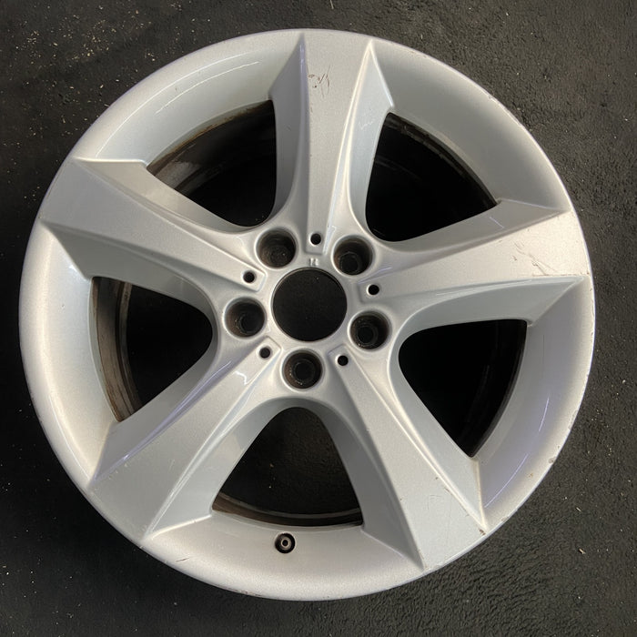 18" BMW X5 07-13 18x8.5 , 5 spoke, flat spoke Original OEM Wheel Rim - Angle View