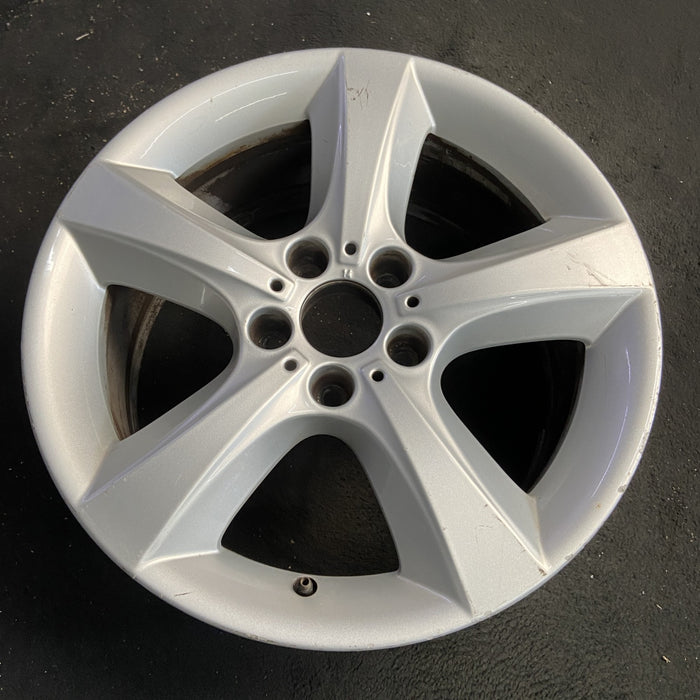 18" BMW X5 07-13 18x8.5 , 5 spoke, flat spoke Original OEM Wheel Rim - Side Profile