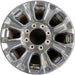 18" FORD F250SD PICKUP 17 18x8 , aluminum, 8 spoke , Original OEM Wheel Rim - Front View
