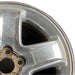 16" STRATUS 01-03 Sdn 16x6.5 aluminum 5 spoke chrome Original OEM Wheel Rim - Side Profile
