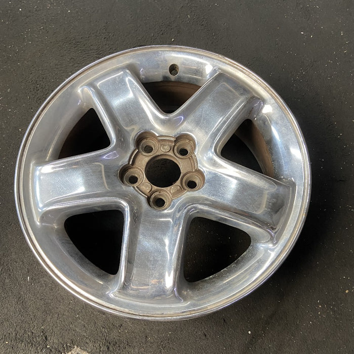 16" STRATUS 01-03 Sdn 16x6.5 aluminum 5 spoke chrome Original OEM Wheel Rim - View 8