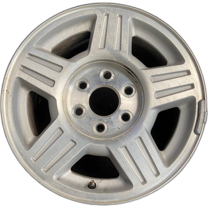 17" AVALANCHE 1500 07-08 17x7.5", aluminum, , double groove in each spoke - Front View