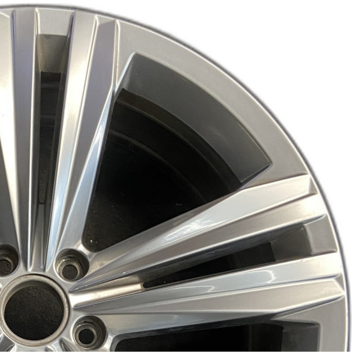 20" ATLAS 18-20 20x8 alloy 5 spoke double spoke Original OEM Wheel Rim - Side Profile
