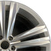 20" ATLAS 18-20 20x8 alloy 5 spoke double spoke Original OEM Wheel Rim - Side Profile