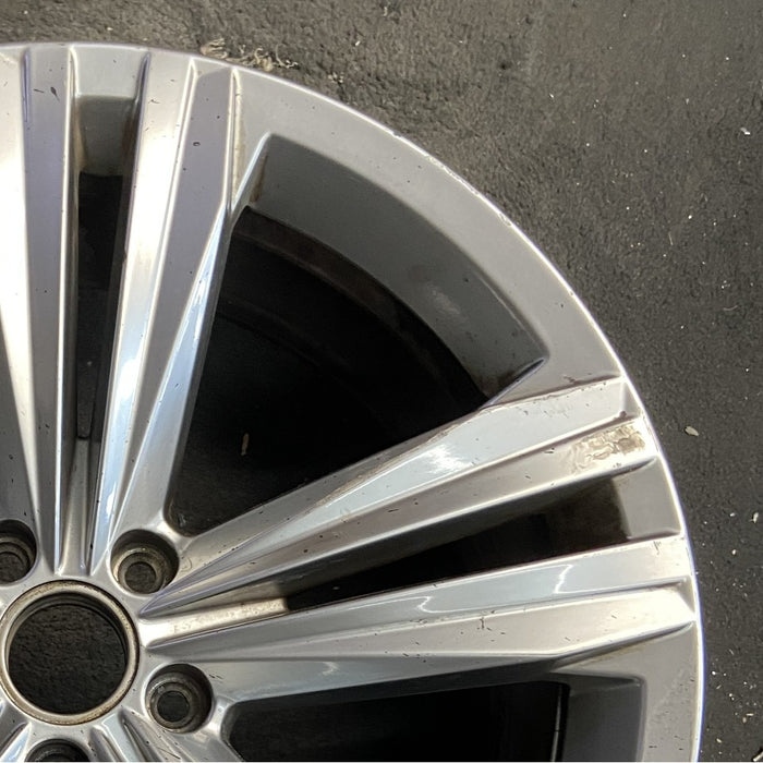 20" ATLAS 18-20 20x8 alloy 5 spoke double spoke Original OEM Wheel Rim - Close-Up Detail