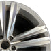20" ATLAS 18-20 20x8 alloy 5 spoke double spoke Original OEM Wheel Rim - Side Profile