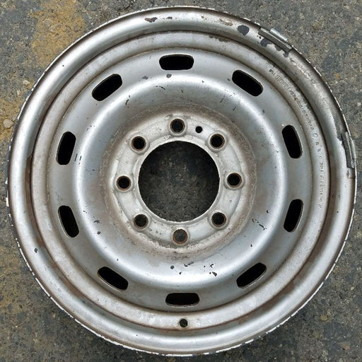 17" DODGE 1500 PICKUP 06-08 8 lug, , steel, spare Original OEM Wheel Rim - Front View