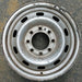 17" DODGE 1500 PICKUP 06-08 8 lug, , steel, spare Original OEM Wheel Rim - Front View