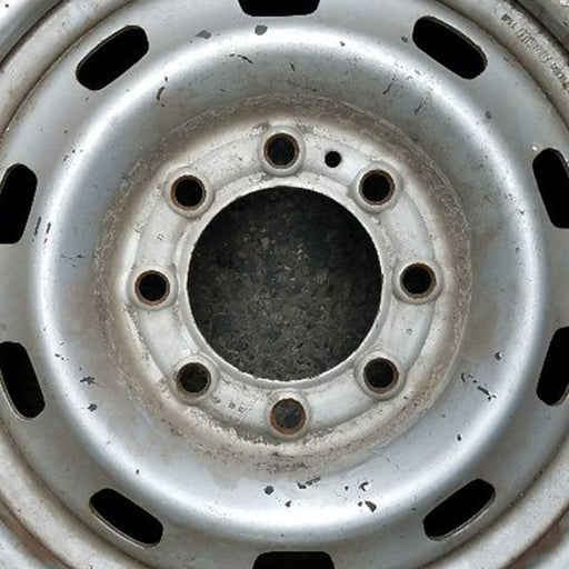 17" DODGE 1500 PICKUP 06-08 8 lug, , steel, spare Original OEM Wheel Rim - Angle View