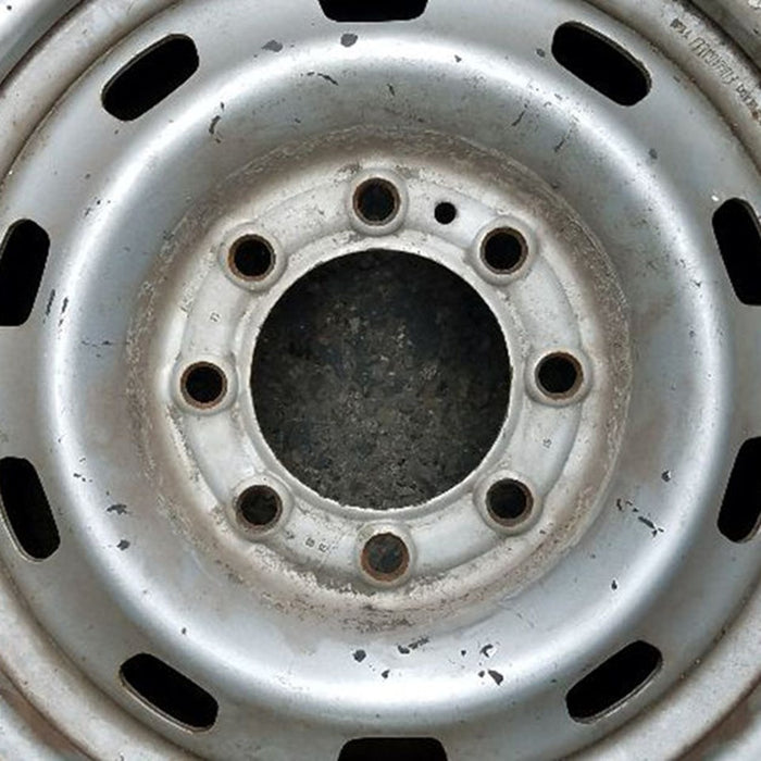 17" DODGE 1500 PICKUP 06-08 8 lug, , steel, spare Original OEM Wheel Rim - Angle View
