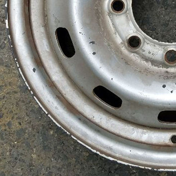 17" DODGE 1500 PICKUP 06-08 8 lug, , steel, spare Original OEM Wheel Rim - Back View