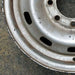 17" DODGE 1500 PICKUP 06-08 8 lug, , steel, spare Original OEM Wheel Rim - Back View
