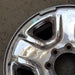 18" DODGE 2500 PICKUP 14 18x8, 5 spoke, chrome Original OEM Wheel Rim - Side Profile