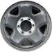 16" TACOMA 05-15 16x7, steel, 5 spoke Original OEM Wheel Rim - Front View