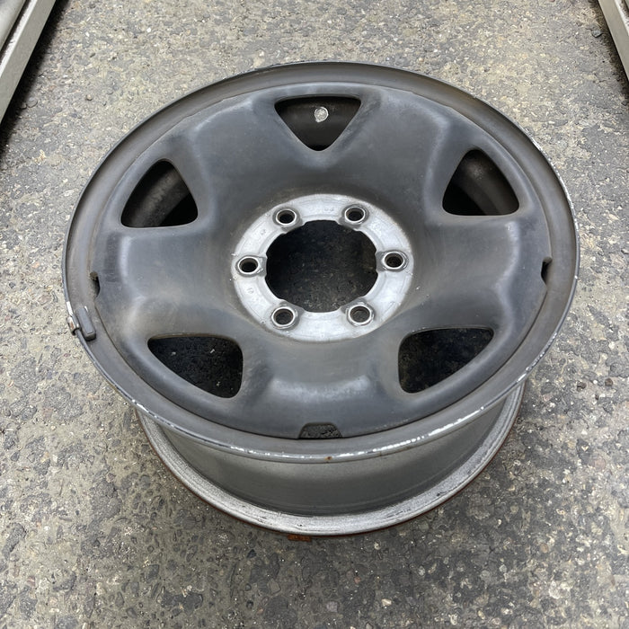 16" TACOMA 05-15 16x7, steel, 5 spoke Original OEM Wheel Rim - Close-Up Detail