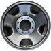 17" FORD F250SD PICKUP 05-07 17x7.5 SRW 5 spoke steel black Original OEM Wheel - Front View