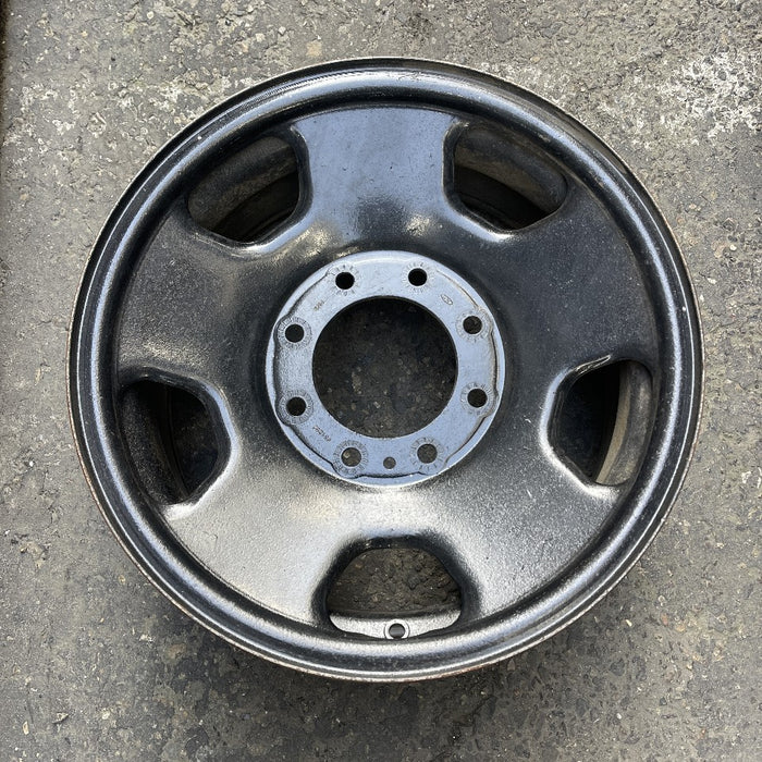 17" FORD F250SD PICKUP 05-07 17x7.5 SRW 5 spoke steel black Original OEM Wheel - Additional View