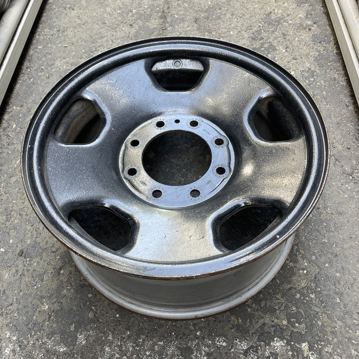 17" FORD F250SD PICKUP 05-07 17x7.5 SRW 5 spoke steel black Original OEM Wheel - View 8