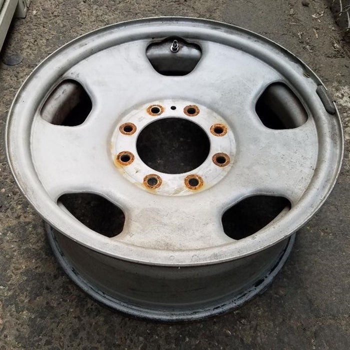 18" FORD F250SD PICKUP 06-07 18x8 SRW 5 spoke steel spare argent Original OEM - View 8