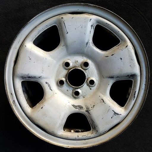 15" FORESTER 98-02 15x6, steel Original OEM Wheel Rim - Front View